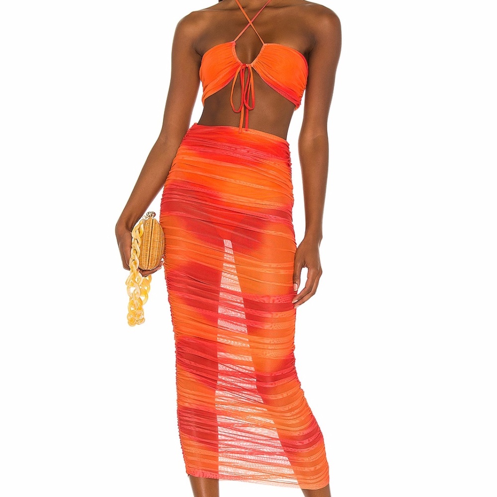 Camilla Coelho Kelly Top and Skirt Set. Size XS/ S